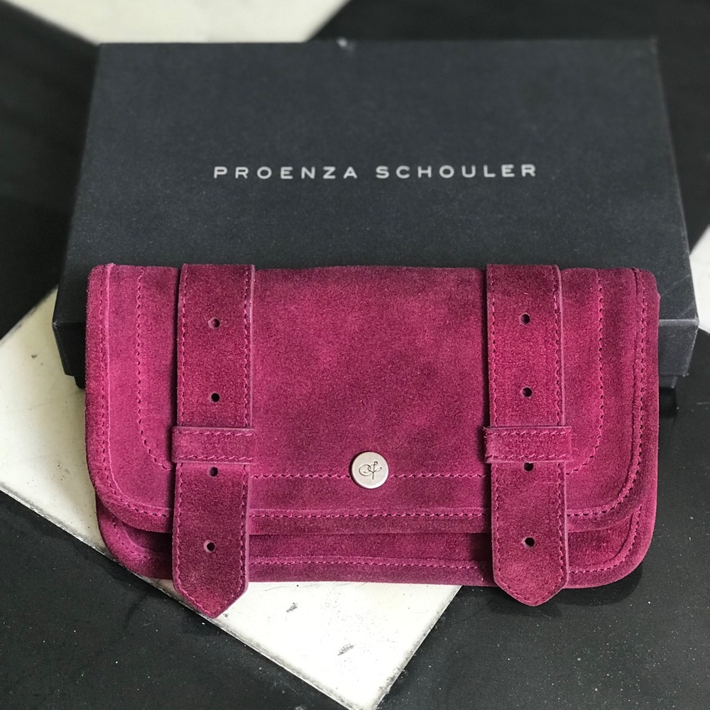 Proenza Schouler Suede Wallet